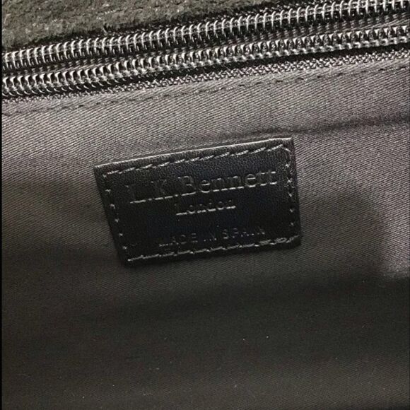 LK BENNET CU FLO Clutch Shoulder Bag Gold Metallic *New With Defects - Picture 5 of 8